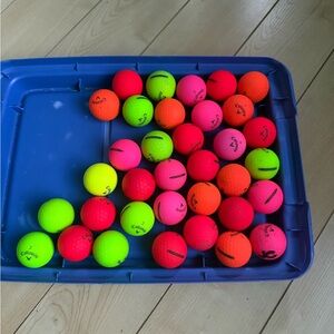 Callaway Supersoft Neon Pink, Orange & Green Golf Ball Mix